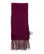 CHANELシャネル）の古着「マフラー」｜レッド×グレー