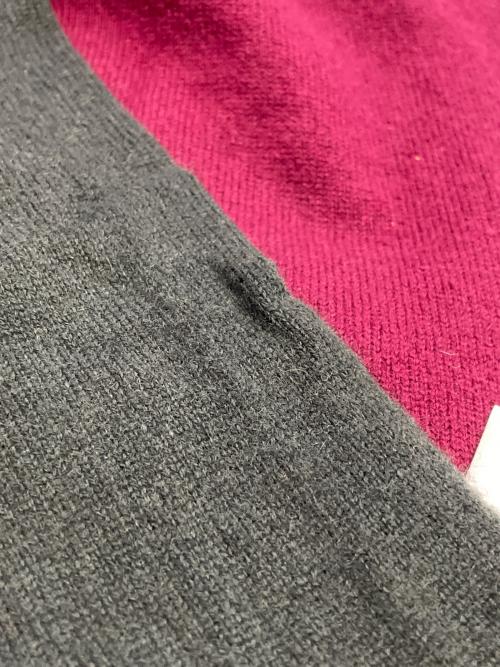 CHANEL（シャネル）CHANEL (シャネル) マフラー レッド×グレーの古着・服飾アイテム