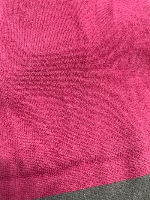 CHANEL（シャネル）CHANEL (シャネル) マフラー レッド×グレーの古着・服飾アイテム