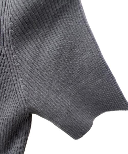 CHANEL（シャネル）CHANEL (シャネル) 半袖ワンピース グレー×オレンジ サイズ:３６の古着・服飾アイテム