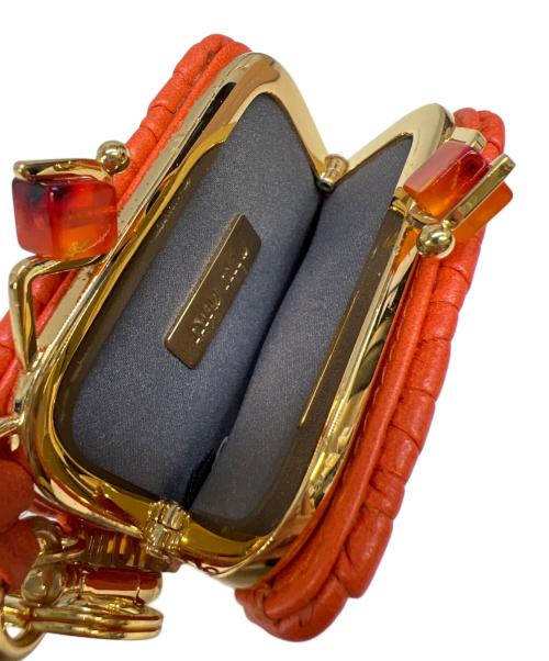 MIU MIU（ミュウミュウ）MIU MIU (ミュウミュウ) マテラッセ チャーム オレンジの古着・服飾アイテム