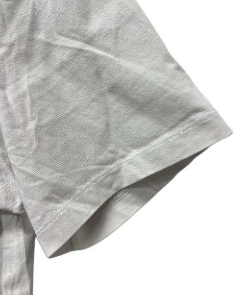 MONCLER（モンクレール）MONCLER (モンクレール) 半袖カットソー ホワイト サイズ:Mの古着・服飾アイテム