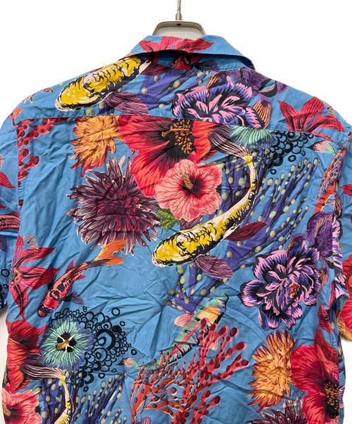 PAUL SMITH（ポールスミス）PAUL SMITH (ポールスミス) アロハシャツ ブルー×レッド サイズ:ＸＬの古着・服飾アイテム