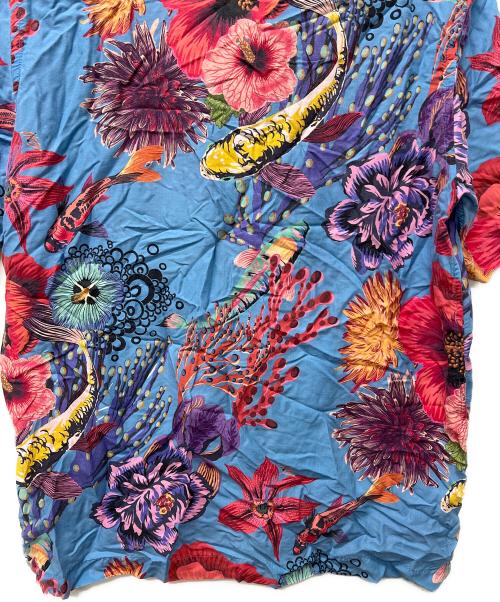 PAUL SMITH（ポールスミス）PAUL SMITH (ポールスミス) アロハシャツ ブルー×レッド サイズ:ＸＬの古着・服飾アイテム