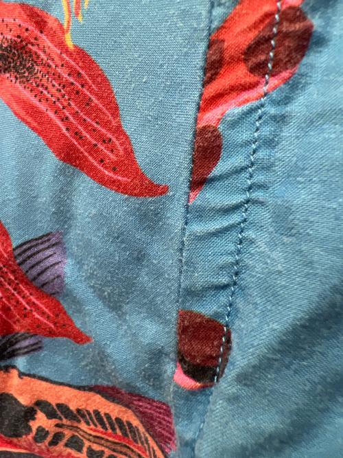 PAUL SMITH（ポールスミス）PAUL SMITH (ポールスミス) アロハシャツ ブルー×レッド サイズ:ＸＬの古着・服飾アイテム