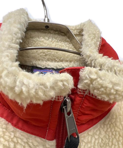 Patagonia（パタゴニア）Patagonia (パタゴニア) クラシックレトロXジャケット アイボリー×オレンジ サイズ:Mの古着・服飾アイテム