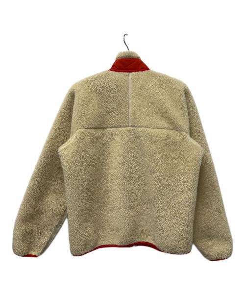 Patagonia（パタゴニア）Patagonia (パタゴニア) クラシックレトロXジャケット アイボリー×オレンジ サイズ:Mの古着・服飾アイテム