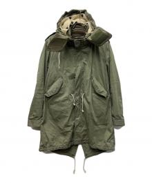 BURBERRY BLACK LABEL（バーバリーブラックレーベル）の古着「ライナー付モッズコート」｜カーキ