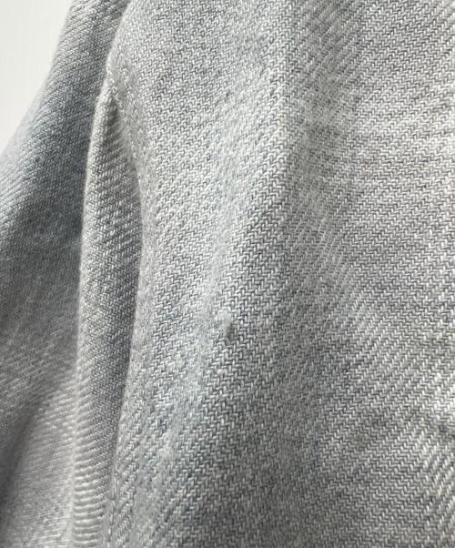 J.S HOMESTEAD（ジャーナルスタンダード ホームステッド）J.S HOMESTEAD (ジャーナルスタンダード ホームステッド) インディゴ チェック ミリタリー シャツ グレー サイズ:Mの古着・服飾アイテム