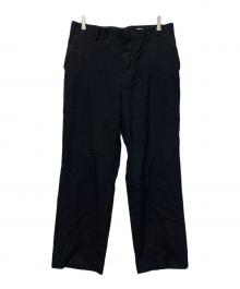 AURALEE（オーラリー）の古着「LIGHT WOOL MAX GABARDINE SLACKS」｜ブラック