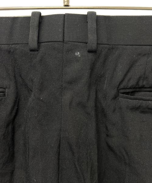 AURALEE（オーラリー）AURALEE (オーラリー) LIGHT WOOL MAX GABARDINE SLACKS ブラック サイズ:６の古着・服飾アイテム