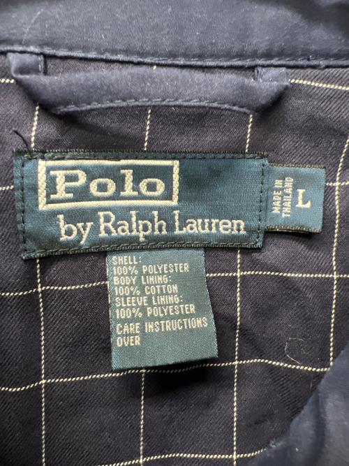 POLO RALPH LAUREN（ポロ・ラルフローレン）POLO RALPH LAUREN (ポロ・ラルフローレン) スイングトップ ネイビー サイズ:Ｌの古着・服飾アイテム