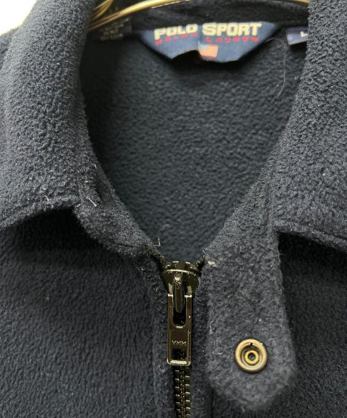 POLO SPORT（ポロスポーツ）POLO SPORT (ポロスポーツ) フリースジャケット ネイビー×ブルー サイズ:Ｌの古着・服飾アイテム