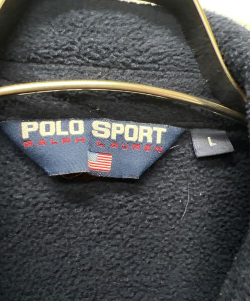 POLO SPORT（ポロスポーツ）POLO SPORT (ポロスポーツ) フリースジャケット ネイビー×ブルー サイズ:Ｌの古着・服飾アイテム