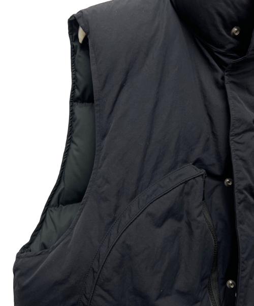 jieda（ジエダ）jieda (ジエダ) NOSLEEVE PUFFER JACKET ブラック サイズ:１の古着・服飾アイテム