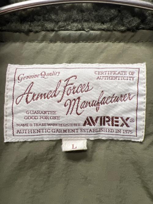 AVIREX（アヴィレックス）AVIREX (アヴィレックス) キルトジャケット オリーブ サイズ:Ｌの古着・服飾アイテム