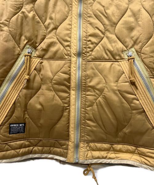 AVIREX（アヴィレックス）AVIREX (アヴィレックス) キルティングジャケット ベージュ サイズ:Ｌの古着・服飾アイテム