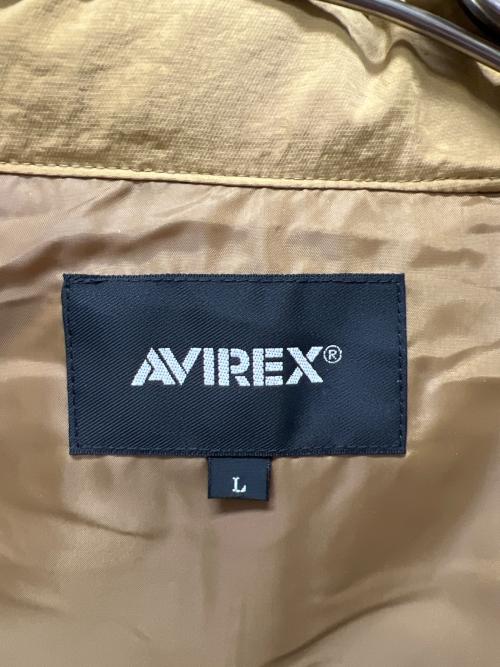AVIREX（アヴィレックス）AVIREX (アヴィレックス) キルティングジャケット ベージュ サイズ:Ｌの古着・服飾アイテム