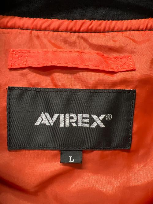 AVIREX（アヴィレックス）AVIREX (アヴィレックス) LIGHT MA-1 REMODEL TACTICS 2 ブラック サイズ:Ｌの古着・服飾アイテム