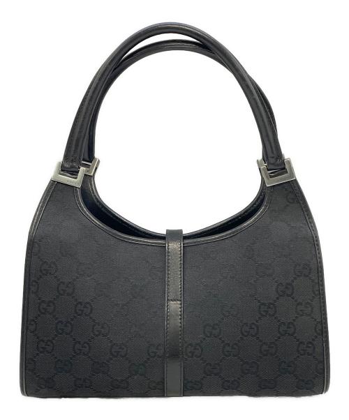 GUCCI（グッチ）GUCCI (グッチ) ジャッキー　ハンドバッグ ブラックの古着・服飾アイテム