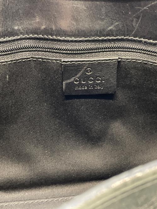 GUCCI（グッチ）GUCCI (グッチ) ジャッキー　ハンドバッグ ブラックの古着・服飾アイテム