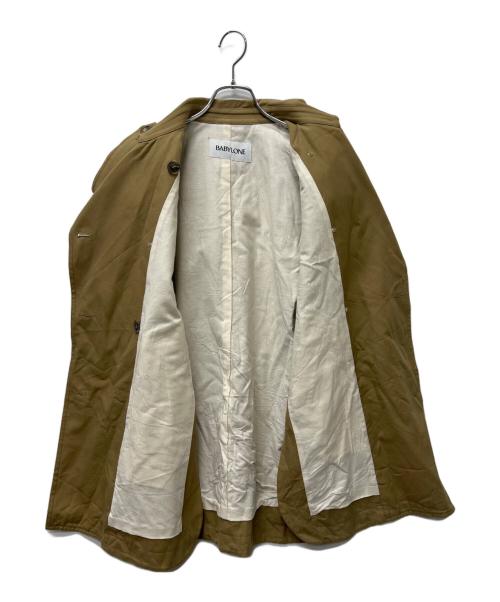 BABYLONE（バビロン）BABYLONE (バビロン) ギャバトレンチジレ ベージュ サイズ:FREEの古着・服飾アイテム