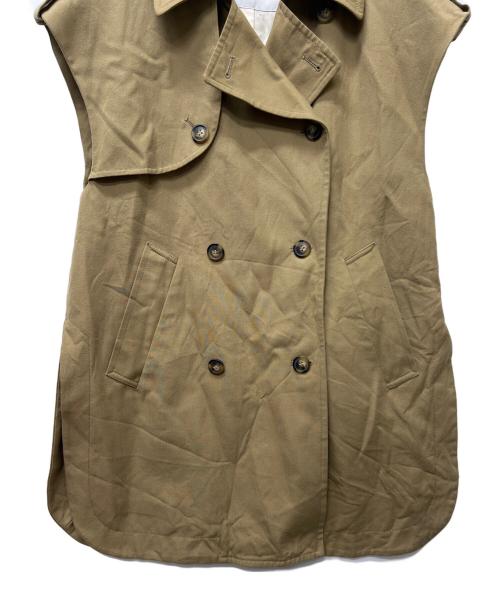 BABYLONE（バビロン）BABYLONE (バビロン) ギャバトレンチジレ ベージュ サイズ:FREEの古着・服飾アイテム