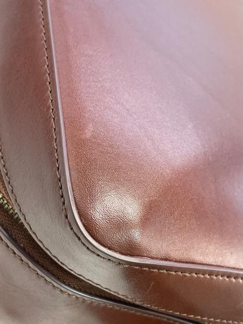 MOTHERHOUSE（マザーハウス）MOTHERHOUSE (マザーハウス) スクエアリュック ブラウンの古着・服飾アイテム