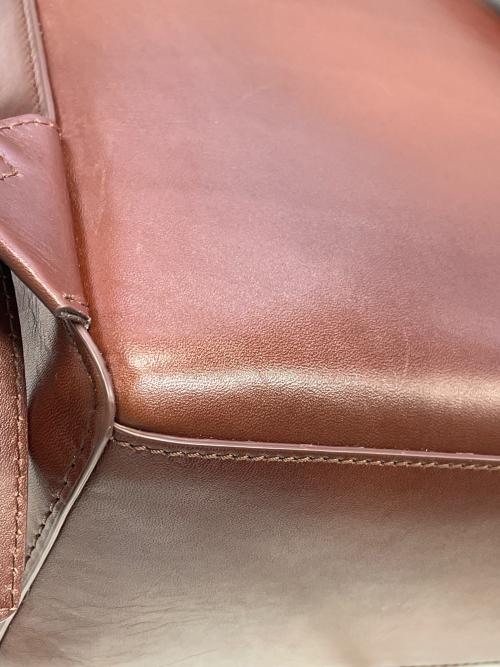 MOTHERHOUSE（マザーハウス）MOTHERHOUSE (マザーハウス) スクエアリュック ブラウンの古着・服飾アイテム