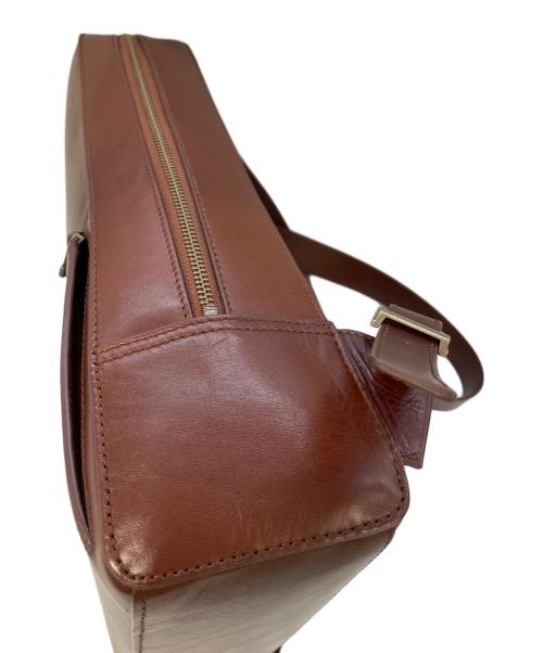 MOTHERHOUSE（マザーハウス）MOTHERHOUSE (マザーハウス) スクエアリュック ブラウンの古着・服飾アイテム