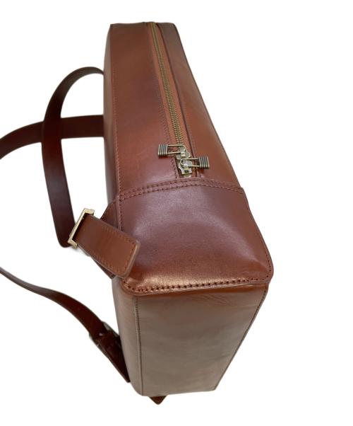 MOTHERHOUSE（マザーハウス）MOTHERHOUSE (マザーハウス) スクエアリュック ブラウンの古着・服飾アイテム