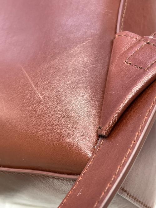 MOTHERHOUSE（マザーハウス）MOTHERHOUSE (マザーハウス) スクエアリュック ブラウンの古着・服飾アイテム