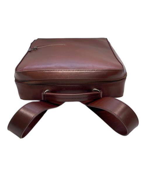 MOTHERHOUSE（マザーハウス）MOTHERHOUSE (マザーハウス) スクエアリュック ブラウンの古着・服飾アイテム