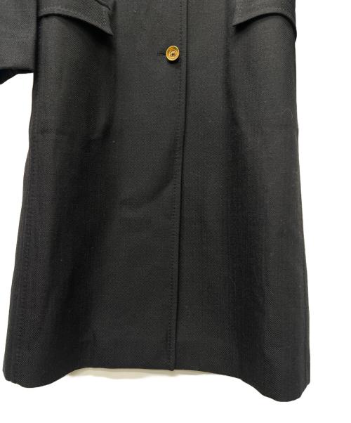 Ferragamo（フェラガモ）Ferragamo (フェラガモ) 金ボタンロングコート ブラック サイズ:４０の古着・服飾アイテム