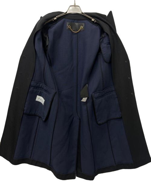 Ferragamo（フェラガモ）Ferragamo (フェラガモ) 金ボタンロングコート ブラック サイズ:４０の古着・服飾アイテム