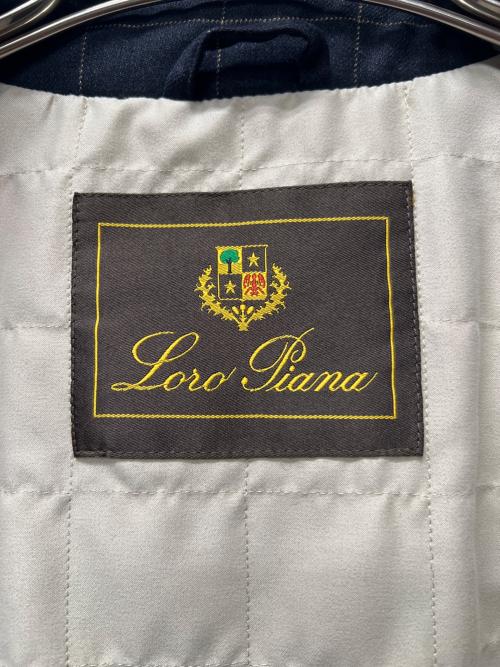 LORO PIANA（ロロピアーナ）LORO PIANA (ロロピアーナ) ジップコート ネイビー サイズ:ＸＬの古着・服飾アイテム