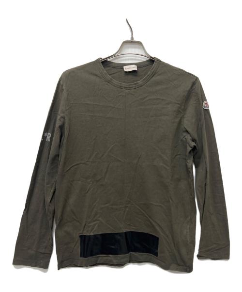 MONCLER（モンクレール）MONCLER (モンクレール) 長袖カットソー オリーブ サイズ:Ｌの古着・服飾アイテム