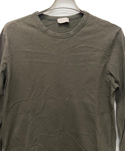 MONCLER（モンクレール）MONCLER (モンクレール) 長袖カットソー オリーブ サイズ:Ｌの古着・服飾アイテム