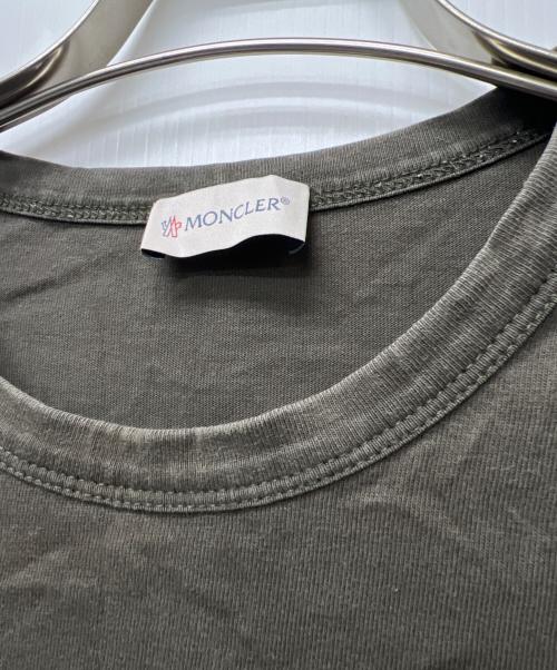 MONCLER（モンクレール）MONCLER (モンクレール) 長袖カットソー オリーブ サイズ:Ｌの古着・服飾アイテム