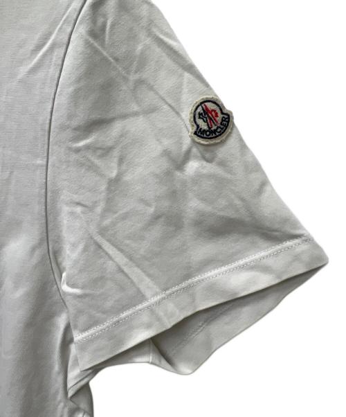 MONCLER（モンクレール）MONCLER (モンクレール) 半袖Tシャツ ホワイト サイズ:Ｌの古着・服飾アイテム