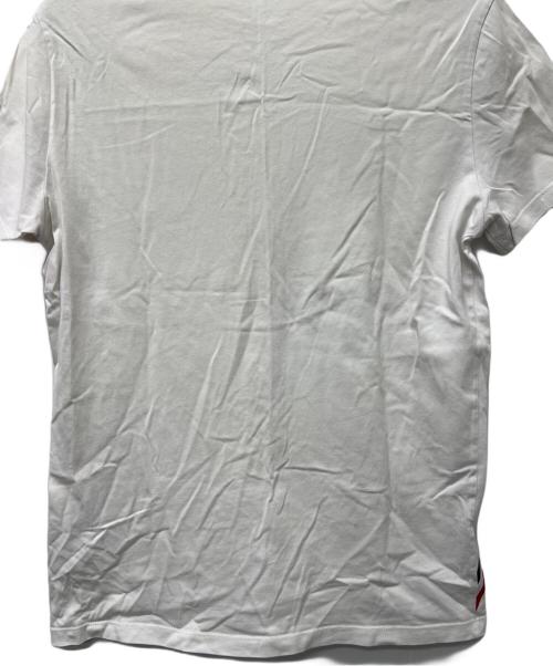 MONCLER（モンクレール）MONCLER (モンクレール) 半袖Tシャツ ホワイト サイズ:Ｌの古着・服飾アイテム