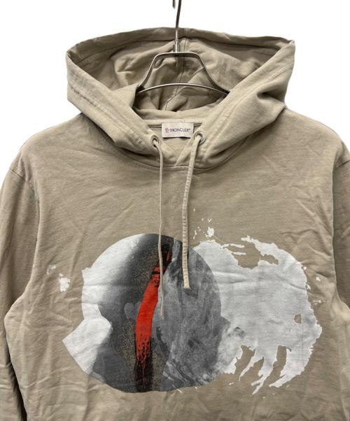 MONCLER（モンクレール）MONCLER (モンクレール) プルオーバーパーカー ベージュ サイズ:Ｌの古着・服飾アイテム