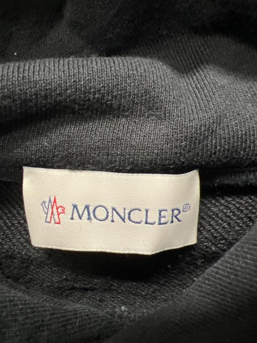 MONCLER（モンクレール）MONCLER (モンクレール) MAGLIA プルオーバーパーカー ブラック サイズ:Ｌの古着・服飾アイテム
