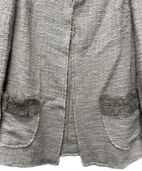 DOLCE & GABBANA（ドルチェ＆ガッバーナ）DOLCE & GABBANA (ドルチェ＆ガッバーナ) ツイードジャケット ベージュ サイズ:４２の古着・服飾アイテム