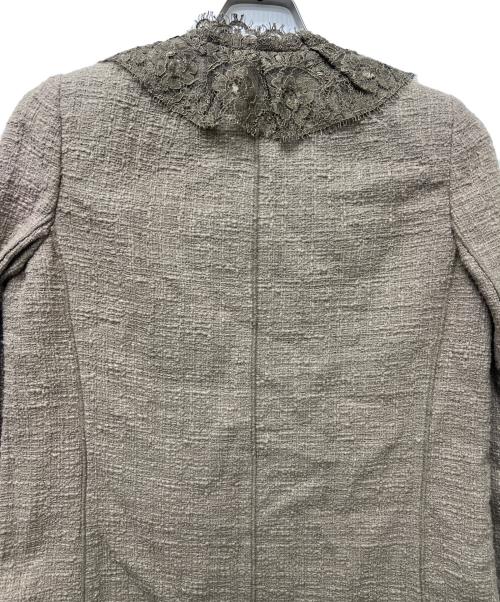 DOLCE & GABBANA（ドルチェ＆ガッバーナ）DOLCE & GABBANA (ドルチェ＆ガッバーナ) ツイードジャケット ベージュ サイズ:４２の古着・服飾アイテム