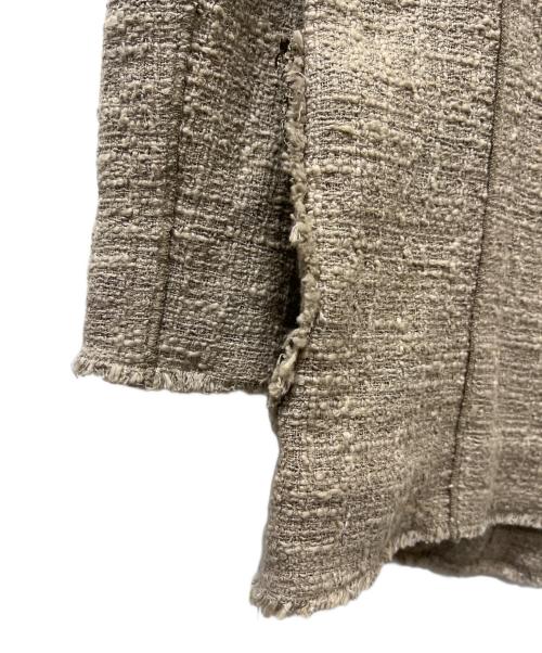 DOLCE & GABBANA（ドルチェ＆ガッバーナ）DOLCE & GABBANA (ドルチェ＆ガッバーナ) ツイードジャケット ベージュ サイズ:４２の古着・服飾アイテム