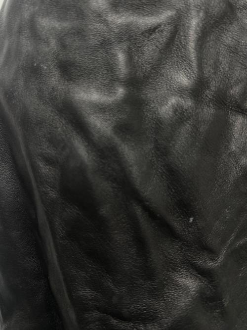 BURBERRY BLACK LABEL（バーバリーブラックレーベル）BURBERRY BLACK LABEL (バーバリーブラックレーベル) レザージャケット ブラック サイズ:Ｌの古着・服飾アイテム