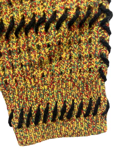 SUPREME（シュプリーム）SUPREME (シュプリーム) 23SSQuilt Stitch Sweter イエロー×ブラック サイズ:Mの古着・服飾アイテム