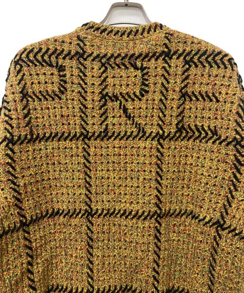 SUPREME（シュプリーム）SUPREME (シュプリーム) 23SSQuilt Stitch Sweter イエロー×ブラック サイズ:Mの古着・服飾アイテム