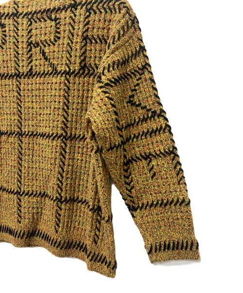 SUPREME（シュプリーム）SUPREME (シュプリーム) 23SSQuilt Stitch Sweter イエロー×ブラック サイズ:Mの古着・服飾アイテム